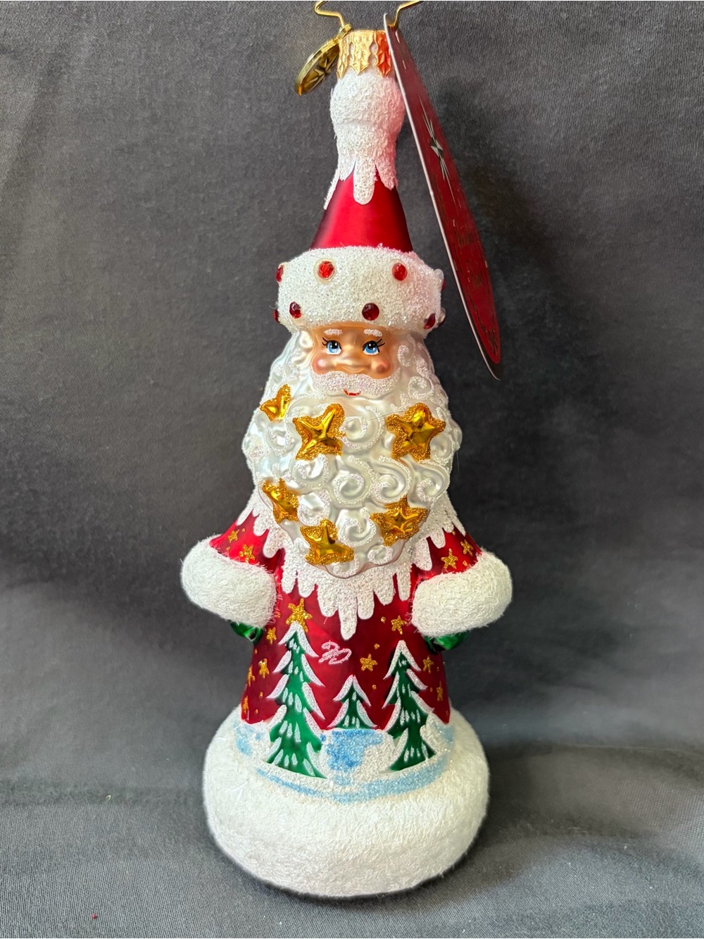 Christopher Radko Starstruck Santa Ornament